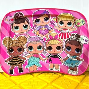 Kids Snack and Play Tray, LOL Suprise Doll 13x17